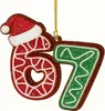 Bestseller Transfronteiriço Sixseven Papai Noel Decorações de Natal em Acrílico Decorações Divertidas de Meme Digital
