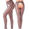 Meias líquidas "sexy" das senhoras "sexy" meia-calça "sexy" meias da rede de pesca caneleiras meia-calça da tentação do arquivo aberto elástico alto mais o tamanho