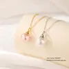 Collar de Plata de Ley 925 con Perlas de Sirena, Diseño de Nicho de Moda, Colgante de Cono Gota de Agua, Cadena Clavícula de Bombilla Pequeña