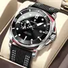 Reloj de Cuarzo para Hombre con Correa de Cuero de Marca Suiza, Luminoso, Moderno y Casual, Artículo Popular de Comercio Exterior para Transmisiones en Vivo, Disponible para Dropshipping