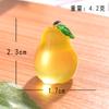 Novo Lindo Fruta Simulação Micro Paisagem DIY Ornamento Luminoso Melancia Morango Uva Resina Artesanato