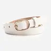 Cinto Multicolorido Oval com Fivela de Pino para Primavera/Verão 2026 para Mulheres, Adequado para Jeans e Vestidos, Cinto Decorativo de Alta Qualidade para Mulheres