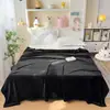 Manta de Siesta Transfronteriza Talla Europea y Americana, Colcha Individual para Siesta, Cubre Piernas Grueso de Coral Fleece para Invierno y Aire Acondicionado, Manta para Sofá