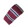 Gravata Tricô Casual Listrada Masculina Atacado, Gravata de Pescoço Estreita Slim Fashion, Gravata Tricô Plano Slim Masculina