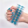 Pegatinas para Uñas con Purpurina de Color Sólido Sin Hornear Removibles Pegatinas para Uñas con Pegamento de Gelatina Suministro Directo de Fábrica Origen Seguras para Mujeres Embarazadas
