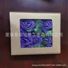 Suministro directo de fábrica Caja de regalo Amazon Rosa de simulación de 8 cm Más hoja Cabeza de flor de espuma PE europea
