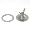 Accesorios para Licuadora Exprimidora Cuchilla Trituradora de Hielo 4961 Cabezal Triturador de Hielo Cuchilla de Acero Inoxidable de 4 Hojas para Licuadora Exprimidora Oster