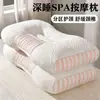 Núcleo de Almohada de Masaje SPA de Algodón Tejido Exclusivo WW No se Colapsa Protección del Cuello Estudiante Hotel B&B Almohada para el Hogar