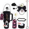 Cordón para Taza Térmica Anillo para Taza Cuerda para Transportar Anillo para Taza Cubierta de Silicona para Taza Adecuado para Taza de Hielo Stanley Tapa para Taza de Agua Cuerda para Transportar