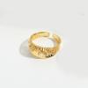 Nuevo anillo de circonita roja con ojo de caballo de Amazon para mujer, con diseño de explosión transfronteriza, accesorios de joyería de apertura sencilla y moderna.
