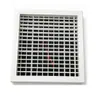 Fabricante de saída de ar condicionado central quadrada, grade de ventilação com aletas de plástico PVC, saída de ar dupla camada de ABS