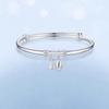 Pulseira de Dois Vidas Huan Push-Pull Banho de Cobre e Prata para Transmissão ao Vivo do TikTok Moda Simples Jovem Ajustável Pulseira Feminina para Presentes