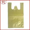 15cm 20cm Bolso Amarillo Blanco Bolsa de Plástico Precio de Alimentos Bolsa de Plástico Desechable