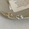 Anillo de Perro Salchicha para Mujer Diseño de Nicho Sensación de Alta Gama Chapado en Plata Chapado en Oro Anillo para el Dedo Lindo Esmerilado Simple Versátil Anillo para el Dedo