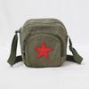 Bolsa transversal retrô nostálgica antiga bolsa casual nicho artístico estrela de cinco pontas muda vermelha ponto turístico souvenir bolsa de peito