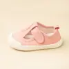 Zapatos de lona para niños EDUBA 2026 nuevo modelo de otoño con velcro, zapatos versátiles de tira en T para niños y niñas, adecuados para el jardín de infantes