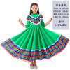 Disfraces de Danza Folclórica Mexicana para Niñas Disfraces de Vestido Grande para Niñas Niños Ropa de Vestir para Actuaciones Vestido