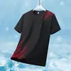 Camiseta de manga corta para hombre de comercio exterior transfronterizo, camiseta fresca de seda helada de secado rápido, camiseta deportiva de manga corta pullover para correr de verano para jóvenes