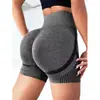 Pantalones de fitness comercio exterior transfronterizo cintura alta cadera vientre shorts running deportes transpirables que absorben el sudor pantalones de yoga mujer