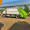 Camión compactador de basura de 10 metros cúbicos con caja sellada de acero de alta resistencia, diseñado para la recolección y transporte de residuos domésticos municipales y urbano/rural