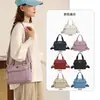 Bolso bandolera de gran capacidad, moderno y elegante, bolso de mano de nailon impermeable para exteriores a la moda, bolso de hombro ligero y sencillo para mujer