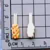 Mini Comida y Juguete Tenedor Palillos Cuchara Carcasa de Teléfono Móvil Pegatina de Refrigerador Pasador Hecho a Mano Joyería Accesorios de Resina