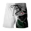 Pantalones Cortos de Verano Europeos y Americanos Dragon Ball Huo Sombra Impresos en 3D Pantalones Casuales Sueltos de Verano Pantalones de Playa para Hombre de Anime Japonés