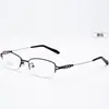 Danyang Nuevo Marco de Gafas de Metal con Memoria de Titanio de Medio Marco de Alta Calidad de Moda para Mujer con Gafas Marco de Gafas para Miopía