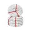 Cuerda de polipropileno trenzada de tres cabos personalizada para uso industrial, cuerda de barco, cuerda de barco especializada, cuerda de cable de polipropileno, cuerda de ancla marina