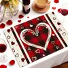 Jogos Americanos do Dia dos Namorados Transfronteiriços da Amazon Jogos Americanos de Gnomo Amor Flor do Dia das Mães Decoração de Mesa de Jantar Sala de Estar