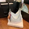 Bolsa Tote Grande Casual y Versátil para Mujer Verano 2025 Nueva Moda Bolso Cruzado Bolso de Hombro de Gama Alta bajo el Brazo