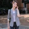 Chaqueta de Traje Pequeña Drapeada Casual para Mujer 2023 Verano Nueva Versátil Estilo Pequeño Chanel Top de Traje Profesional Pequeño