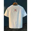 Otoño/Invierno 2026 Nuevo Elegante Versátil Artículos de Año Nuevo Camiseta Bordada de Cuello Redondo Temperamento Masculino Próspero Casual Capa Base Manga Corta