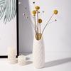 Vaso Branco Estilo Nórdico, Simples e de Alto Padrão, Recipiente Artístico e Criativo para Arranjo de Flores, Decoração de Interior Estilo Ins, Ornamento de Plástico