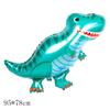 Dinossauro Filme de Alumínio Balão Cartoon Arranjo de Decoração de Aniversário Infantil Tiranossauro Raptores Long Neck Dragon Fornecimento Direto da Fábrica