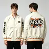Chaqueta Casual para Hombre de Primavera y Otoño Estilo Nuevo Chaqueta Versátil Top Holgado para Hombre Chaqueta para Hombre Chaqueta de Béisbol a la Moda
