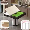 Funda Universal para Mesa de Mahjong Panel Simple Frotado a Mano Mesa de Mahjong Plegable Mesa de Comedor Redonda Cubierta de Panel para Máquina de Mahjong