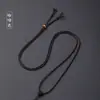 Hilo de Algodón Cuerda Fina para Colgante Cordón de Collar Ajustable para Colgante de Jade o Collar Budista, Hilo de Algodón Amarillo Jengibre