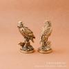 Águia de bronze Pequenos ornamentos de bronze Artesanato de metal Desktop Águia criativa Retro Casa Presente Atacado