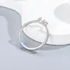 Anillo liso apilable de plata de ley maciza S925, base en blanco de 4x6 mm para engastar, anillo de moda DIY con gema de color, para transmisión en vivo, para hombres y mujeres
