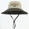 Sombrero de Senderismo para Exteriores, Sombrero de Pescador para Hombre, Sombrero de Pesca con Protección Solar, Sombrero para el Sol, Sombrero de Ala Ancha Estilo Nuevo, Protección UV