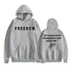 Sudadera con Capucha Charlie Kirk Libertad Transfronteriza Ropa para Hombre Harajuku Milenial Calle Alta Sudadera Suéter Casual