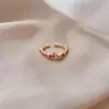 Anel Fio Vermelho Little Pony da Sorte para o Ano do Cavalo, Anel Ajustável para Dedo Indicador da Fortuna de Ano Novo Estilo Chinês