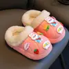 Pantuflas de Algodón para Niños y Niñas, Invierno Engrosadas de Felpa Cálidas Impermeables Bebé Hogar Pantuflas de Algodón de Punta Cerrada, Dropshipping