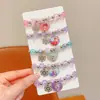 Pulseira Kuromi Infantil Sanrio Meninas Doce Fofa Desenho Animado Feita à Mão Corda de Mão Pequeno Presente Acessórios Delicados