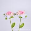 Flores artificiais de rosas tecidas à mão preparação flor artificial feita à mão diy tricô de lã crochê caseiro buquê
