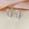 Brincos TEMU transfronteiriços novo estilo zircônia cúbica brincos de nicho de alta qualidade para mulheres brincos da moda e versáteis estilo francês