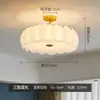 Lámpara de techo estilo francés con cristal blanco, luz color crema vintage para sala de estar, dormitorio principal, comedor, habitación de niños, candelabro romántico de lujo ligero