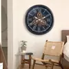 Reloj de Pared Máquina de Engranajes Europea Lujo Accesible Reloj de Pared Creativo Reloj Retro Personalizado para el Hogar Reloj de Cuarzo Nostálgico Europeo