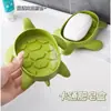 Caja de Jabón Tortuga Pequeña Verde Dibujos Animados Linda para Dormitorio Baño Estante de Almacenamiento Caja de Jabón Creativa Dropshipping